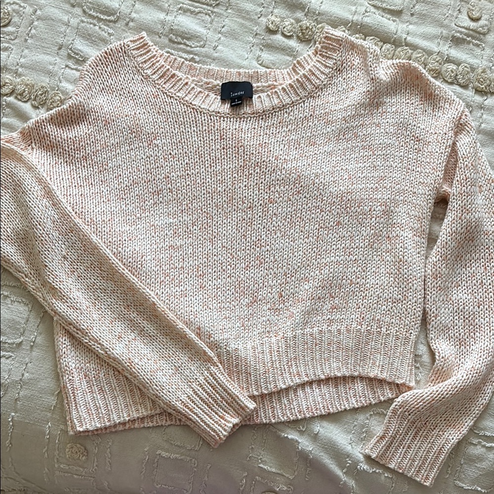 Boutique Cozy Pink Knit Sweater